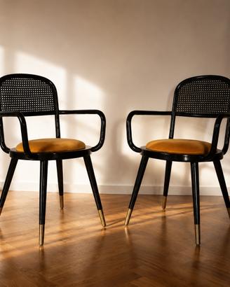 Coppia di poltroncine stile Thonet