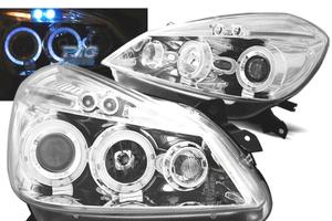 FARI OCCHI ANGEL PER RENAULT CLIO 3 05-09 CROMATO