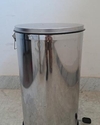 pattumiera in acciaio 80 lt