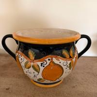 Vaso/anfora antico dipinto a mano