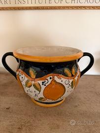 Vaso/anfora antico dipinto a mano