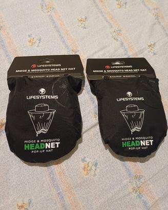 2x Midge and Mosquito Headnet- mai usati
