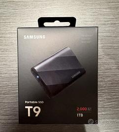 Samsung Portable SSD T9 1TB – 2.000 MB/s - Nuovo