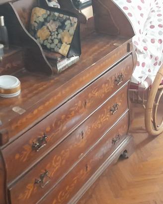 trumeau como' cassettiera antico