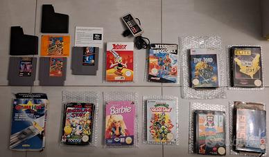 collezione giochi Nintendo Nes boxati completi
