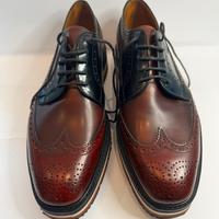 Scarpe Prada Derby Spazzolato Brogue