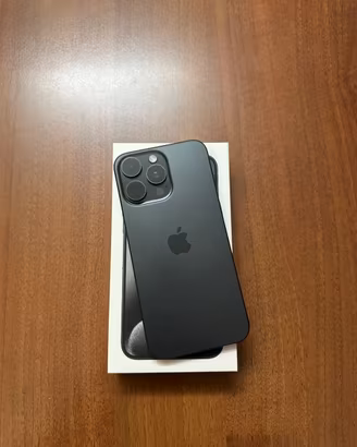 Apple iphone 15 pro max black 256gb completo