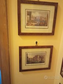 cartoline vintage con cornice 