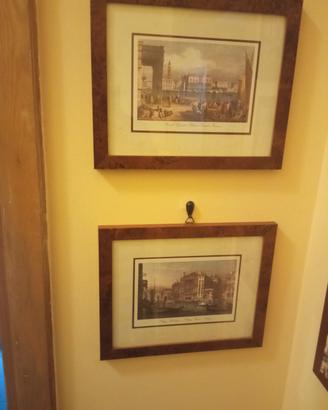 cartoline vintage con cornice 