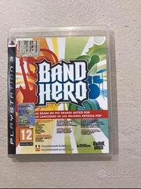 3 giochi PS3 Band Hero - Guitar Hero -  Rock Band