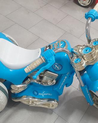 Moto elettrica per bambini del calcio Napoli