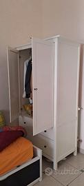 LETTO IKEA CON MATERASSO E ARMADIO IKEA