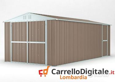 Box garage auto in Acciaio 327x611 19mq tortora