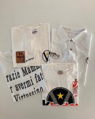 Set di n° 4 maglie  Virtus Pallacanestro Bologna