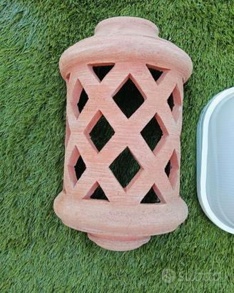 Lampada da esterno in terracotta biscottini