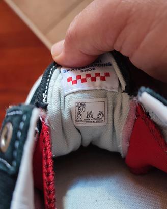 Vans nere Old Skool usate da uomo n. 42 (Eur) v
