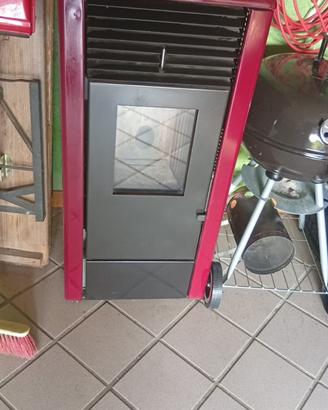 Stufa pellet 8kw con tubi