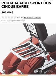 Portabagagli harley davidson 