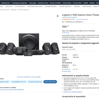 sistema audio 5.1 logitech Z906