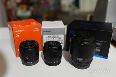 Obiettivi aps-c per fotocamere sony