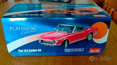 Sun Star Fiat 124 Spider AS (Red) 1/18