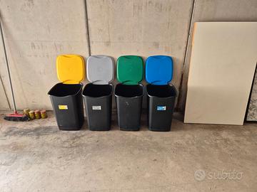 Bidoni raccolta differenziata