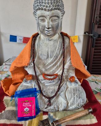 1 mala tibetano originale e 1 braccialetto 