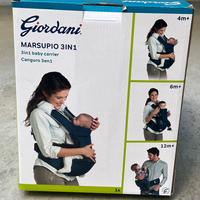 Marsupio Bimbi Giordani 3 in 1
