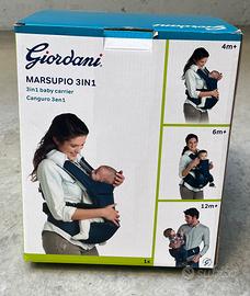 Marsupio Bimbi Giordani 3 in 1