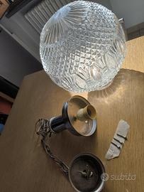 Lampadario da soffitto vintage anni 70