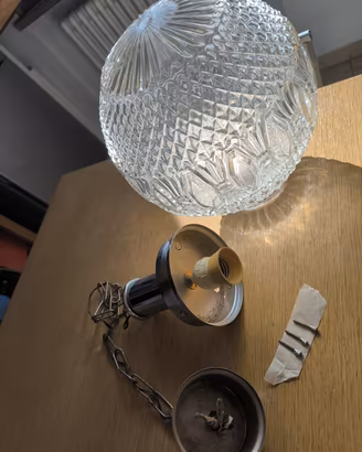 Lampadario da soffitto vintage anni 70