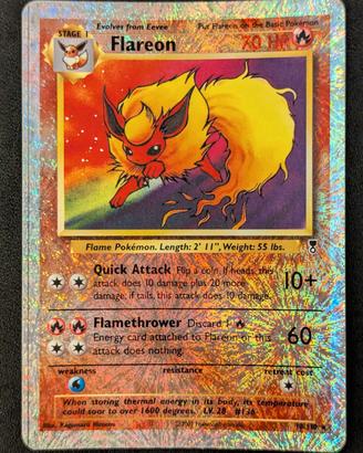 Flareon Reverse Holo - Legendary - 2002 - PLAYED