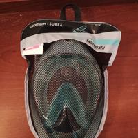 Maschera snorkelling sub Easybreathe 500 Decathlon