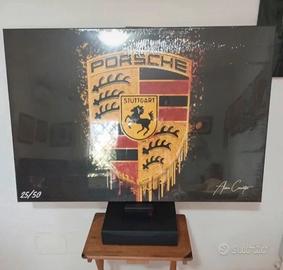 Stampa su tela porsche numerata