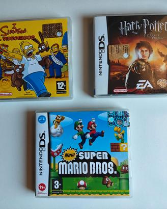 Nintendo DS: Simpson+Harry Potter+New Super Mario