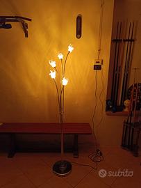 Piantana a 5 Luci in vetro di Murano 