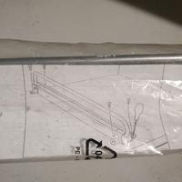 Porta-abiti/asciugamani/strofinacci scorrevole.