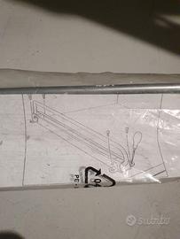 Porta-abiti/asciugamani/strofinacci scorrevole.