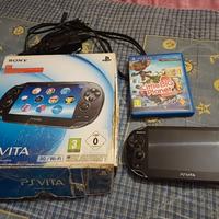 PsVita 3G, con Scatola, Carico e un Gioco