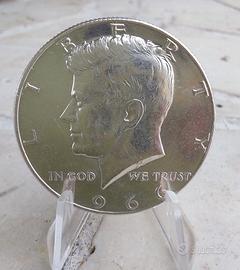 Mezzo dollaro in argento Kenndy 1966