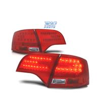 FANALI PER AUDI A4 B7 AVANT 05-08 COLORE ROSSO CRO