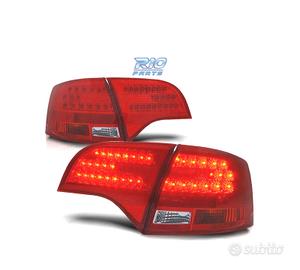 FANALI PER AUDI A4 B7 AVANT 05-08 COLORE ROSSO CRO