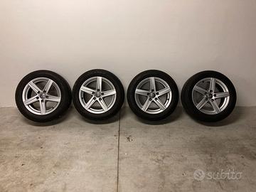 Cerchi in lega Audi originali 16" con pneumatici