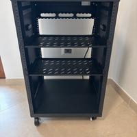 Armadio rack audio-video-rete aperto Digitus 16U