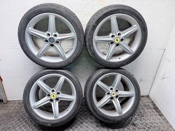 4 Cerchi In Lega Ferrari 575 Maranello BBS 18 Silv