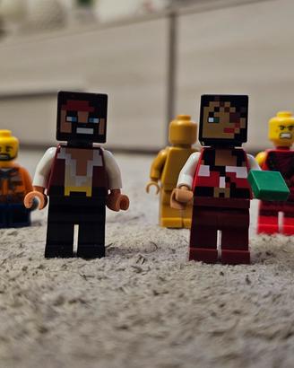 Lotto 10 minifigure miste