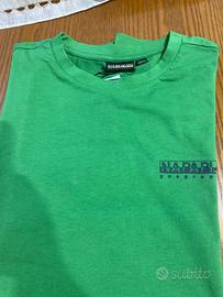 T-shirt Napapijri verde taglia S
