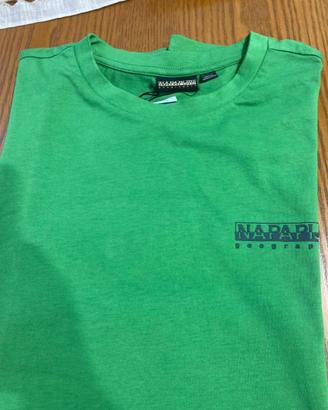T-shirt Napapijri verde taglia S