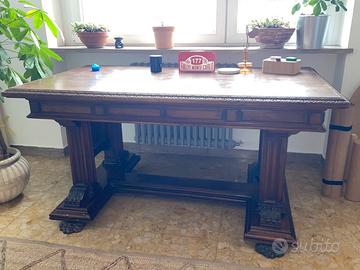 Tavolo scrivani in legno massello