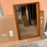 Specchio cornice legno